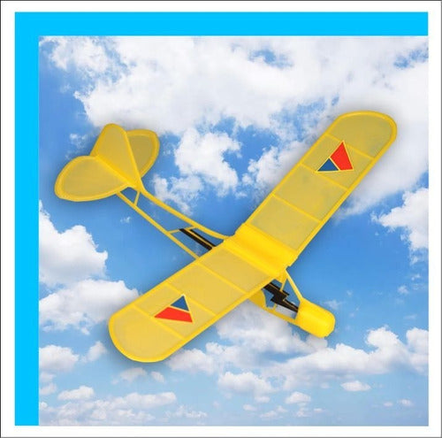 Mini Piper 3D Glider Plane Easy Assembly Interlocking 2