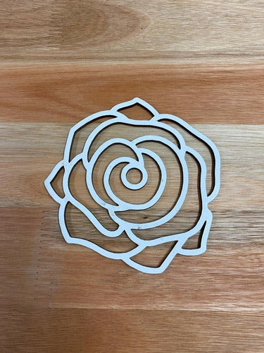 Petit Hogar Posavasos Rosa En Madera Mdf Pack X 6 0