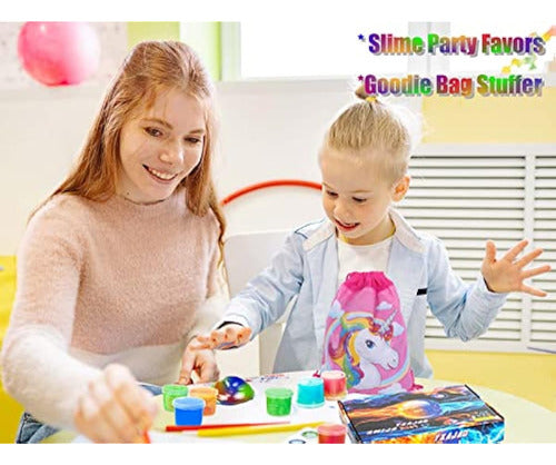Pack of 24 Mini Slimes, Galaxy Slime Party Favors Kit for Kids 5-12 Years 2