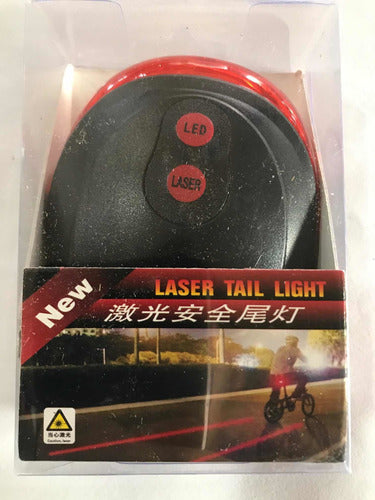 Generic Bike Lantern - Rear LED and Laser (Battery Powered) 5