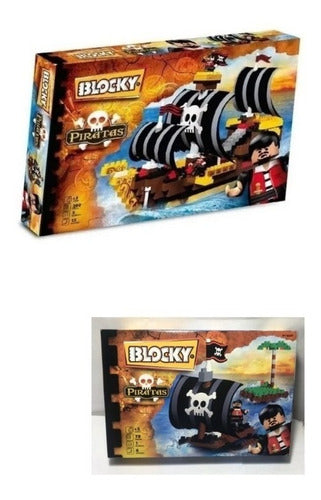 Blocky Pirate Ship/Balsa Combo 01-0637/39 0