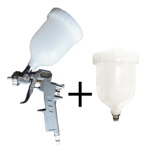 Ebtools Gravity Feed Spray Gun + Extra Replacement Cup 1