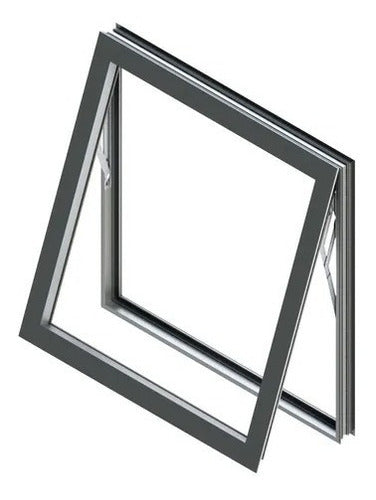 Bronzen Tijeras H36 Ventana Proyectante Bisagra Fricción - 400mm 2ud 3