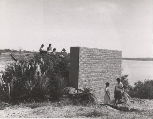 Salto - Muro De Garcia Lorca En Año 1960 - Lámina 45x30 Cm. 1