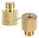 Brass Reducer Tripod Adapter 3/8" Female to 1/4" Male 0