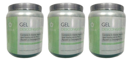 Gel Corporal Descongestivo X 980grs Libra Cosmética X 3 U 0