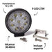 Kit 2 LED 27W Universal 4x4 ATV Motorcycle Reflector Light Set 1