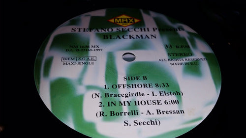 Stefano Secchi Blackman I Say Yeah Medley Offshore Vinilo 97 1