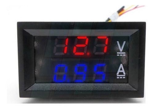 12V 100V 10A Digital Voltmeter Ammeter Panel Meter 0