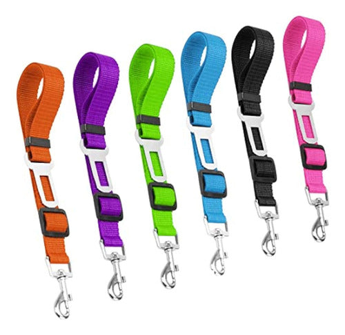Tunan Safety Leads - 6 Adjustable Pet Safety Belts 0