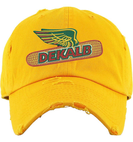 Allntrends Dekalb Corn Hat Gorro Con Hebilla Papá Desgastado 0