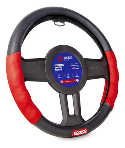 Sparco Cubre Volante - Negro Con Rojo 1