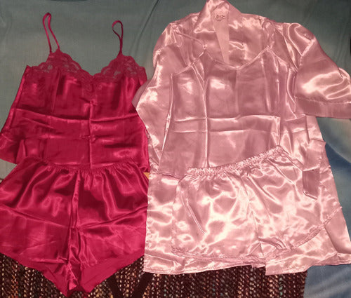 Latina Lingerie Lot - Pajamas, Babydoll, Thongs - Complete Set 7