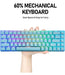 Teclado Gamer Videojuegos 60% Mecanico. 68 Teclas. Azul. 3