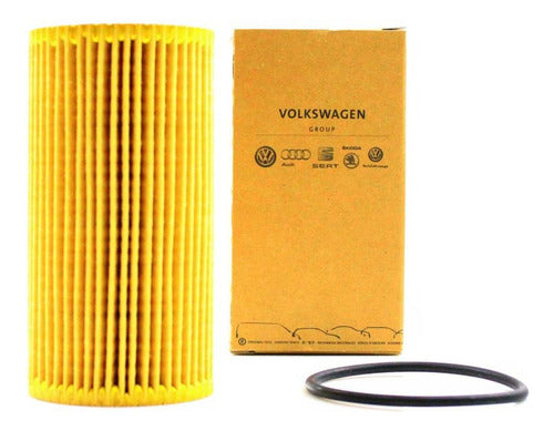 Elemento De Filtro De Óleo De Motor Vw 059198405b 0