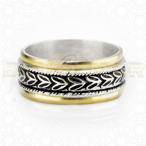 Exclusive 950 Silver and 18K Gold Alliance Rings 1