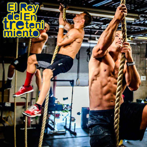 Cuerda Soga Crossfit 9mt X5cm Entrenamiento Funcional El Rey 7