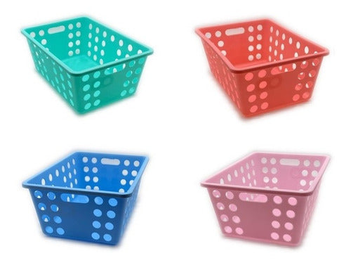 Tienda Almar Multifunctional Small Basket Pastel Colors Set of 4 0