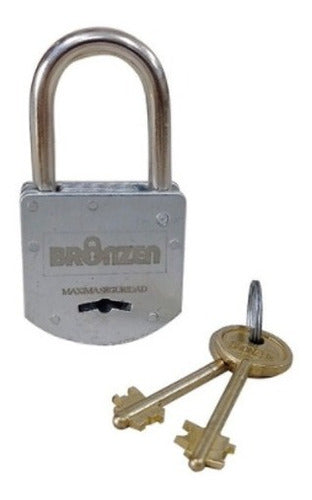 Bronzen Double Paddle Key Lock 55 Mm 0