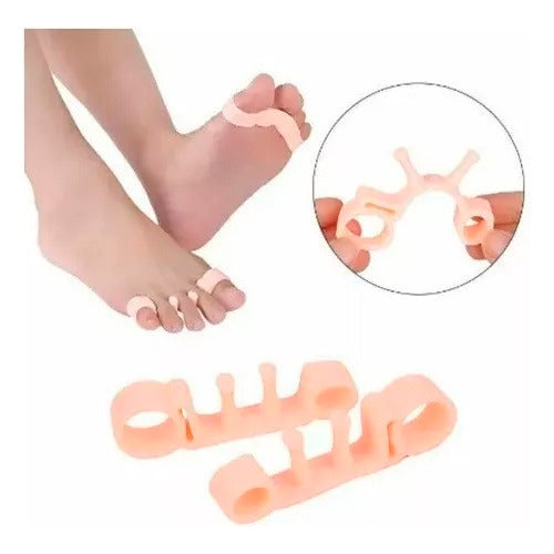 Megacuper Silicone 5-Finger Separator Relax Foot Protector Ring G 0