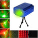 LED Laser Multipoint Rain Audio-Rhythm Lights DJ Parties 6