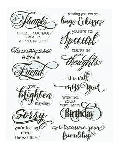 Penny Black 30338 Special Thoughts 5 X 7 Clear Stamps 0