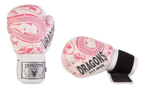 Premium Dragons Fit-Box Gloves for Muay Thai/Boxing/Kickboxing 0