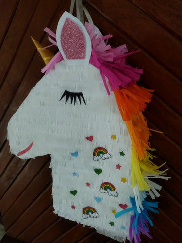 Allegra Cotillones Piñata Unicornio Multicolor 3