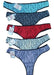 Pack of 6 Cotton Lycra Super Special Size Printed Thongs 21