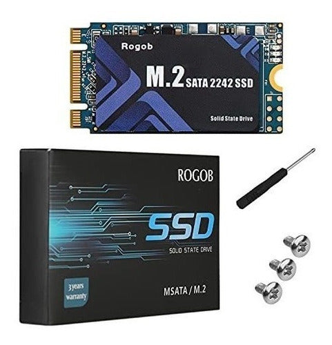 Rogob 512GB M.2 Sata SSD 2242 NGFF B&M Key 7