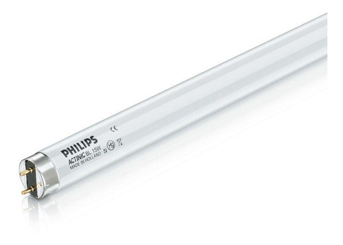 Tubo Philips 15w Actinico/atrae Insect 45cm Holanda 366nm Uv 0