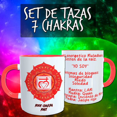 Set De Tazas Personalizadas Siete Chakras 1