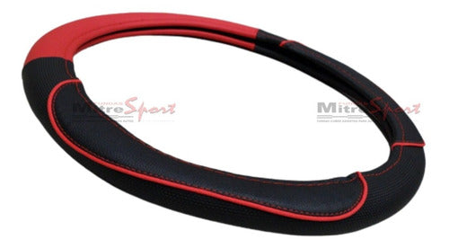 Fundas Mitre Sport Cubre Volante Negro Y Rojo - Auto/ Pickup/ Utilitario 0