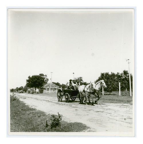 Pueblo San Javier Carro Ruso Año 1959 - Lámina 45x30 Cm. 0