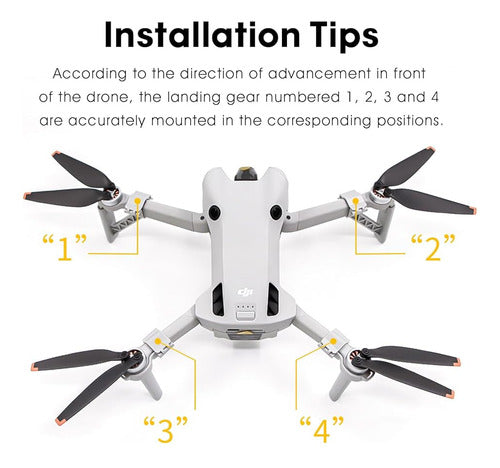 Craznick Landing Gear Extensions for DJI Mini 4 Pro 4