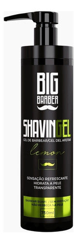 Kit Shaving Gel Big Barber Lemon + Menthol Kit Com 2 Unidade 1