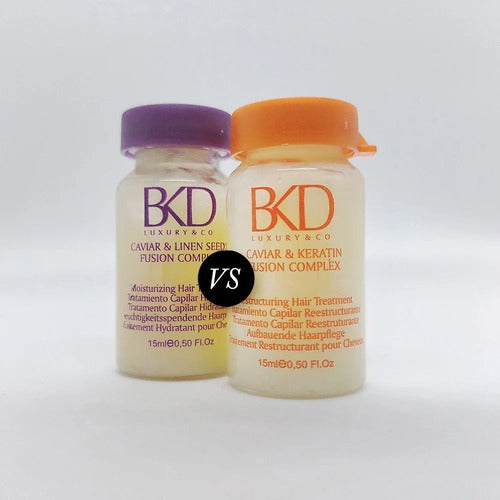 Bkd Ampollas Caviar & Keratin Fusion Complex 4u 15ml 2