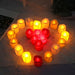 Portable LED Candle Warm White Light Simil Melted Wax Fire 4