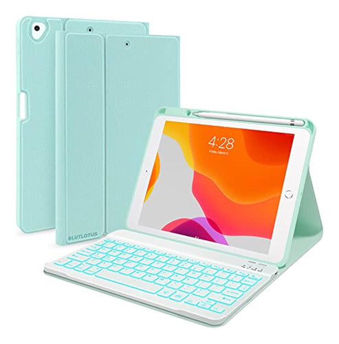 Blutlotus iPad 7th/8th/9th Generation Case with Keyboard 0