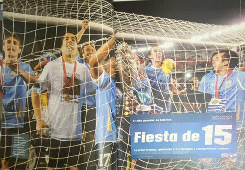 2 Revistas Copa América 2011, Uruguay Campeón Fútbol, F2 Ej3 1