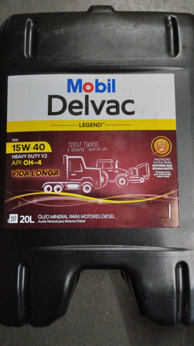 Mobil Delvac Legend Vida Longa 15w40 Heavy Duty V2 Api Ch-4 1