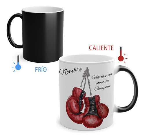 Espacio Mugs Personalized Magic Mug for Boxer - Gift for Friend 1