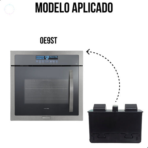 Trava Da Porta Original Para Forno Eletrico Electrolux Oe9st 2