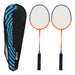 Conjunto De Raquetes De Badminton Lightweight Iron Alloy One 2