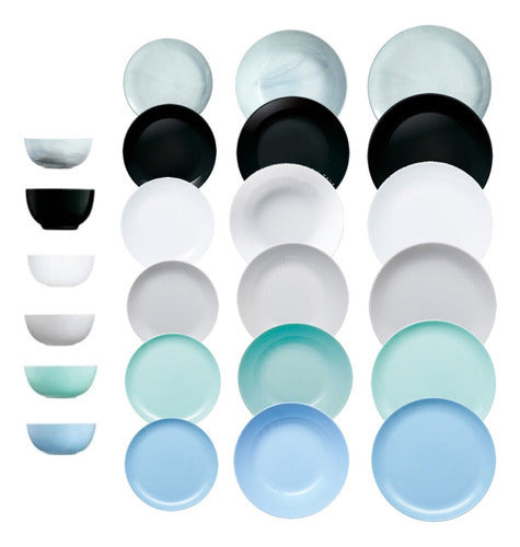 Luminarc Diwali Dinnerware Set X16 Pieces Ct 0