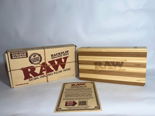 RAW Bamboo Tray and Organizer 22cm X 12cm 2