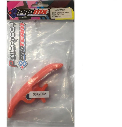 Proteam Patin Desliza Guia Cadena Pro Mx - KTM 11 - 13 - Naranja 0