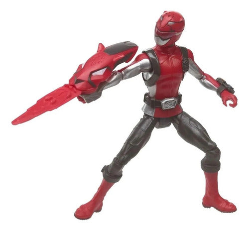 Boneco Power Rangers Beast Bot Red Ranger E Cruise Beastbot 5