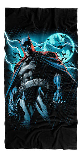 Logovision Batman Stormy Knight - Beach Towel with License 0