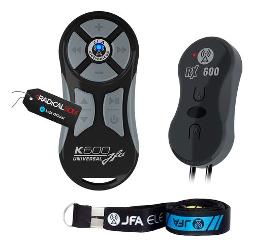 Controle Longa Distancia Jfa Som Automotivo K600 Preto 600m 0